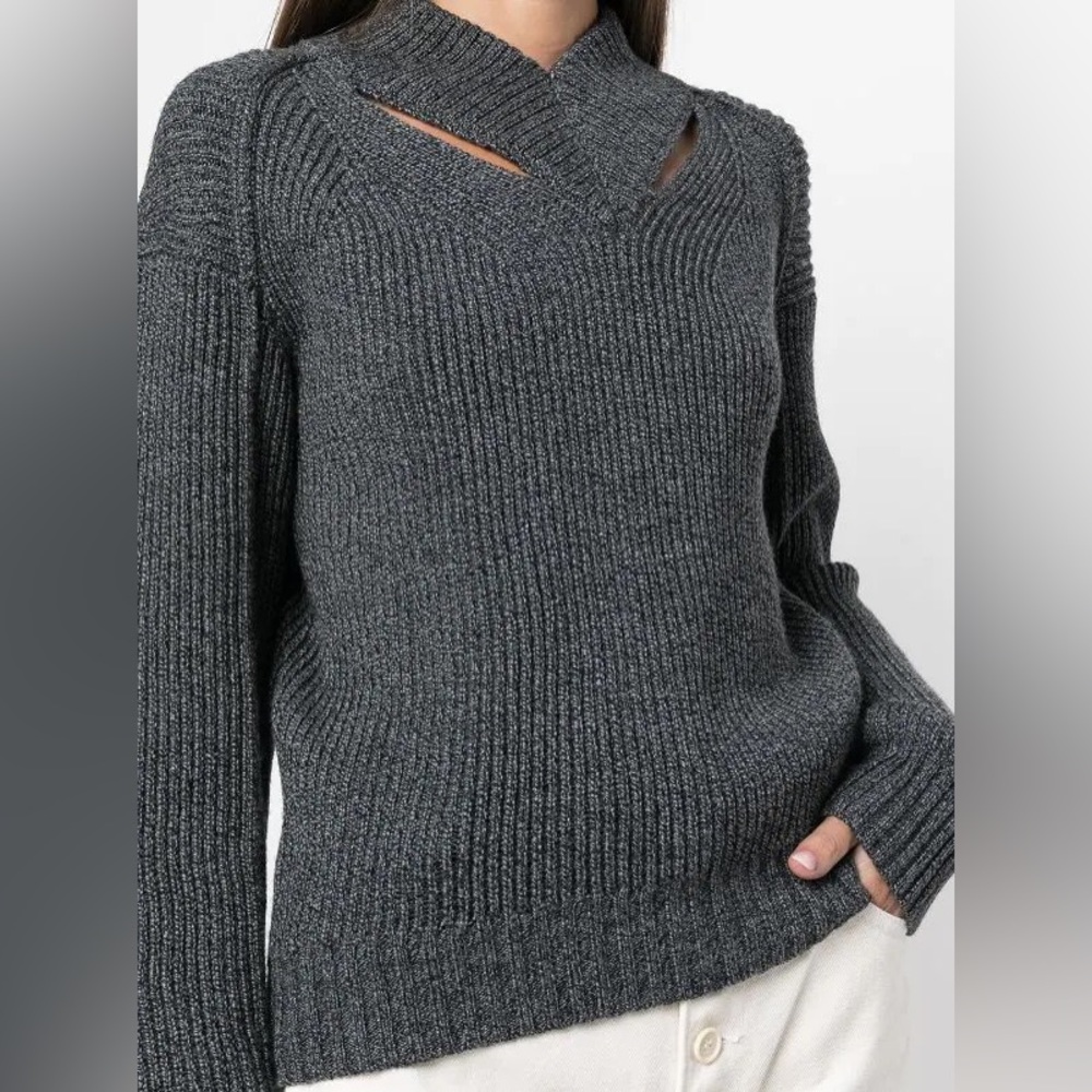 Proenza Schouler White Label Cutout Rib Knit Sweater – Size XS, NWT
